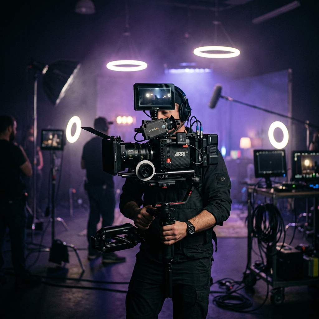 Behind the Scenes Filmmaking Reel Cover